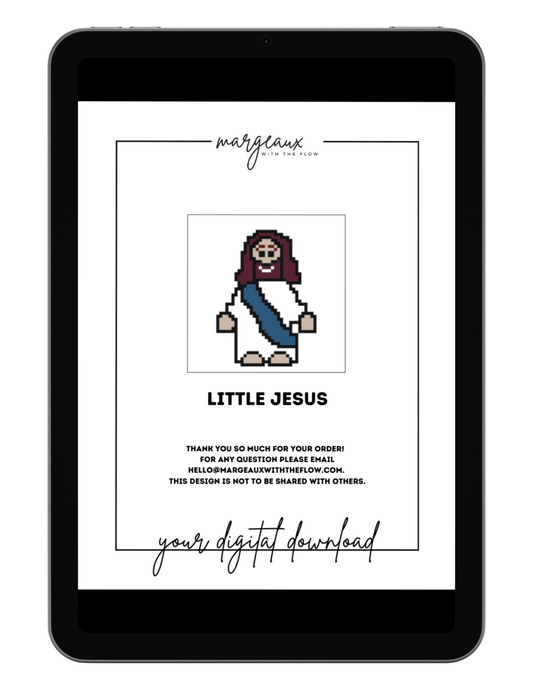 Little Jesus Digital Needlepoint Chart